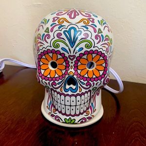 Day of the Dead skull Ceramic Wax Warmer